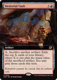 Memorial Vault (Extended Art) - Edge of Eternities - Magic: The Gathering card