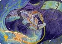 Seam Rip Art Card (Gold-Stamped Planeswalker Symbol) - Art Series: Edge of Eternities - Magic: The Gathering card