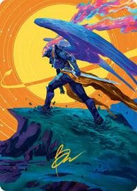 Astelli Reclaimer Art Card (Gold-Stamped Signature) - Art Series: Edge of Eternities - Magic: The Gathering card