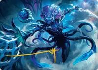 Illvoi Galeblade Art Card (Gold-Stamped Signature) - Art Series: Edge of Eternities - Magic: The Gathering card