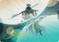 Weftwalking Art Card (Gold-Stamped Signature) - Art Series: Edge of Eternities - Magic: The Gathering card