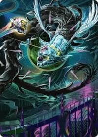 Quantum Riddler Art Card - Art Series: Edge of Eternities - Magic: The Gathering card
