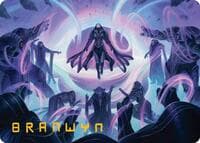 Chorale of the Void Art Card (Gold-Stamped Signature) - Art Series: Edge of Eternities - Magic: The Gathering card
