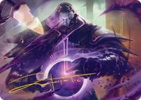 Embrace Oblivion Art Card (Gold-Stamped Signature) - Art Series: Edge of Eternities - Magic: The Gathering card