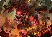 Full Bore Art Card - Art Series: Edge of Eternities - Magic: The Gathering card