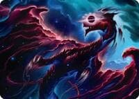 Nova Hellkite Art Card (18/54) - Art Series: Edge of Eternities - Magic: The Gathering card