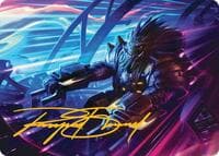Tannuk, Steadfast Second Art Card (Gold-Stamped Signature) - Art Series: Edge of Eternities - Magic: The Gathering card