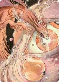 Nova Hellkite Art Card (40/54) - Art Series: Edge of Eternities - Magic: The Gathering card
