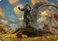 Galactic Wayfarer Art Card (Gold-Stamped Signature) - Art Series: Edge of Eternities - Magic: The Gathering card