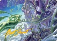 Loading Zone Art Card (Gold-Stamped Signature) - Art Series: Edge of Eternities - Magic: The Gathering card