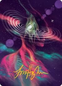 Terrasymbiosis Art Card (Gold-Stamped Signature) - Art Series: Edge of Eternities - Magic: The Gathering card