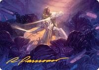 Syr Vondam, Sunstar Exemplar Art Card (Gold-Stamped Signature) - Art Series: Edge of Eternities - Magic: The Gathering card