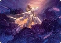 Syr Vondam, Sunstar Exemplar Art Card - Art Series: Edge of Eternities - Magic: The Gathering card