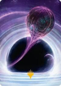 Susur Secundi, Void Altar Art Card (Gold-Stamped Planeswalker Symbol) - Art Series: Edge of Eternities - Magic: The Gathering card