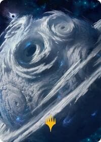 Uthros, Titanic Godcore Art Card (Gold-Stamped Planeswalker Symbol) - Art Series: Edge of Eternities - Magic: The Gathering card
