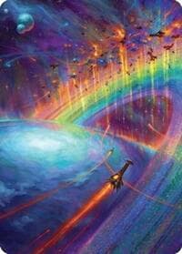 Cascading Cataracts Art Card (43/54) - Art Series: Edge of Eternities - Magic: The Gathering card