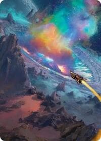 Meteor Crater Art Card - Art Series: Edge of Eternities - Magic: The Gathering card