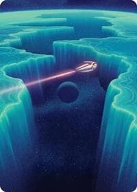 Cascading Cataracts Art Card (50/54) - Art Series: Edge of Eternities - Magic: The Gathering card