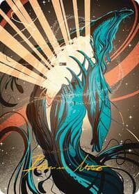 Swarmyard Art Card (Gold-Stamped Signature) - Art Series: Edge of Eternities - Magic: The Gathering card