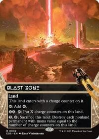 Blast Zone (0002) (Borderless) - Edge of Eternities: Stellar Sights - Magic: The Gathering card