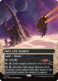 Endless Sands (0015) (Borderless) - Edge of Eternities: Stellar Sights - Magic: The Gathering card