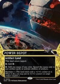 Power Depot (0034) (Borderless) - Edge of Eternities: Stellar Sights - Magic: The Gathering card