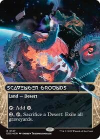 Scavenger Grounds (0127) (Borderless) (Galaxy Foil) - Edge of Eternities: Stellar Sights - Magic: The Gathering card