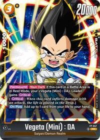 Vegeta (Mini) : DA - FP-047 (Tournament Pack 07) - Tournament and Championship Promos - Dragon Ball Super: Fusion World card