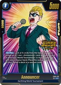 Announcer (Judge Pack (Store Judge) 04) - Tournament and Championship Promos - Dragon Ball Super: Fusion World card