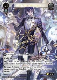 Ciel, Omenbringer (CSR) - Distorted Reflections - Grand Archive TCG card