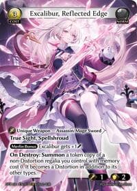 Excalibur, Reflected Edge - Distorted Reflections - Grand Archive TCG card