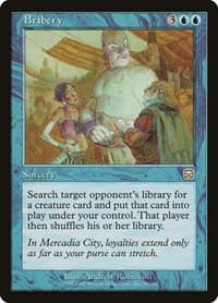 Bribery - Mercadian Masques - Magic: The Gathering card