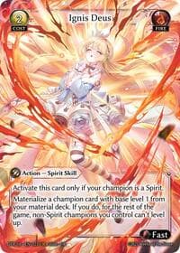 Ignis Deus - Distorted Reflections - Grand Archive TCG card