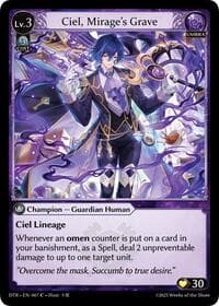 Ciel, Mirage's Grave - Distorted Reflections - Grand Archive TCG card