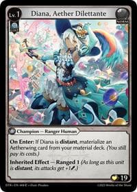 Diana, Aether Dilettante - Distorted Reflections - Grand Archive TCG card