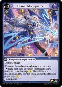Diana, Moonpiercer - Distorted Reflections - Grand Archive TCG card