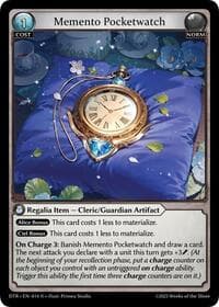 Memento Pocketwatch - Distorted Reflections - Grand Archive TCG card