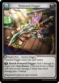 Poisoned Dagger - Distorted Reflections - Grand Archive TCG card