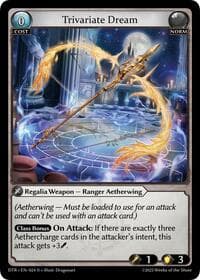 Trivariate Dream - Distorted Reflections - Grand Archive TCG card