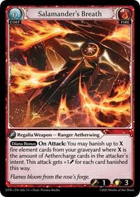 Salamander's Breath - Distorted Reflections - Grand Archive TCG card