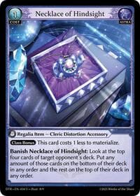 Necklace of Hindsight - Distorted Reflections - Grand Archive TCG card