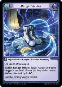 Ranger Strides - Distorted Reflections - Grand Archive TCG card