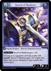 Sword of Shadows - Distorted Reflections - Grand Archive TCG card