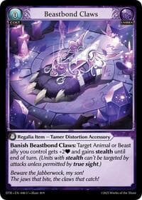 Beastbond Claws - Distorted Reflections - Grand Archive TCG card