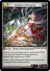 Aetheric Reforging - Distorted Reflections - Grand Archive TCG card
