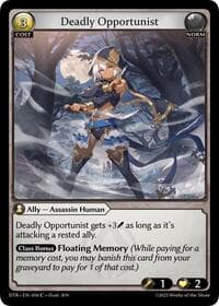Deadly Opportunist - Distorted Reflections - Grand Archive TCG card