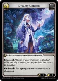 Dreamy Unicorn - Distorted Reflections - Grand Archive TCG card