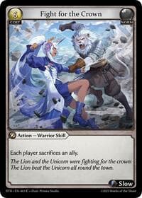 Fight for the Crown - Distorted Reflections - Grand Archive TCG card
