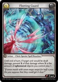 Fleeting Guard - Distorted Reflections - Grand Archive TCG card