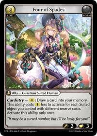 Four of Spades - Distorted Reflections - Grand Archive TCG card